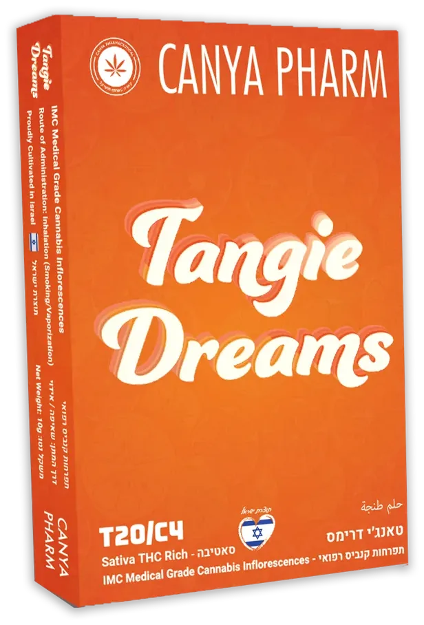 Tangie Dreams packaging box